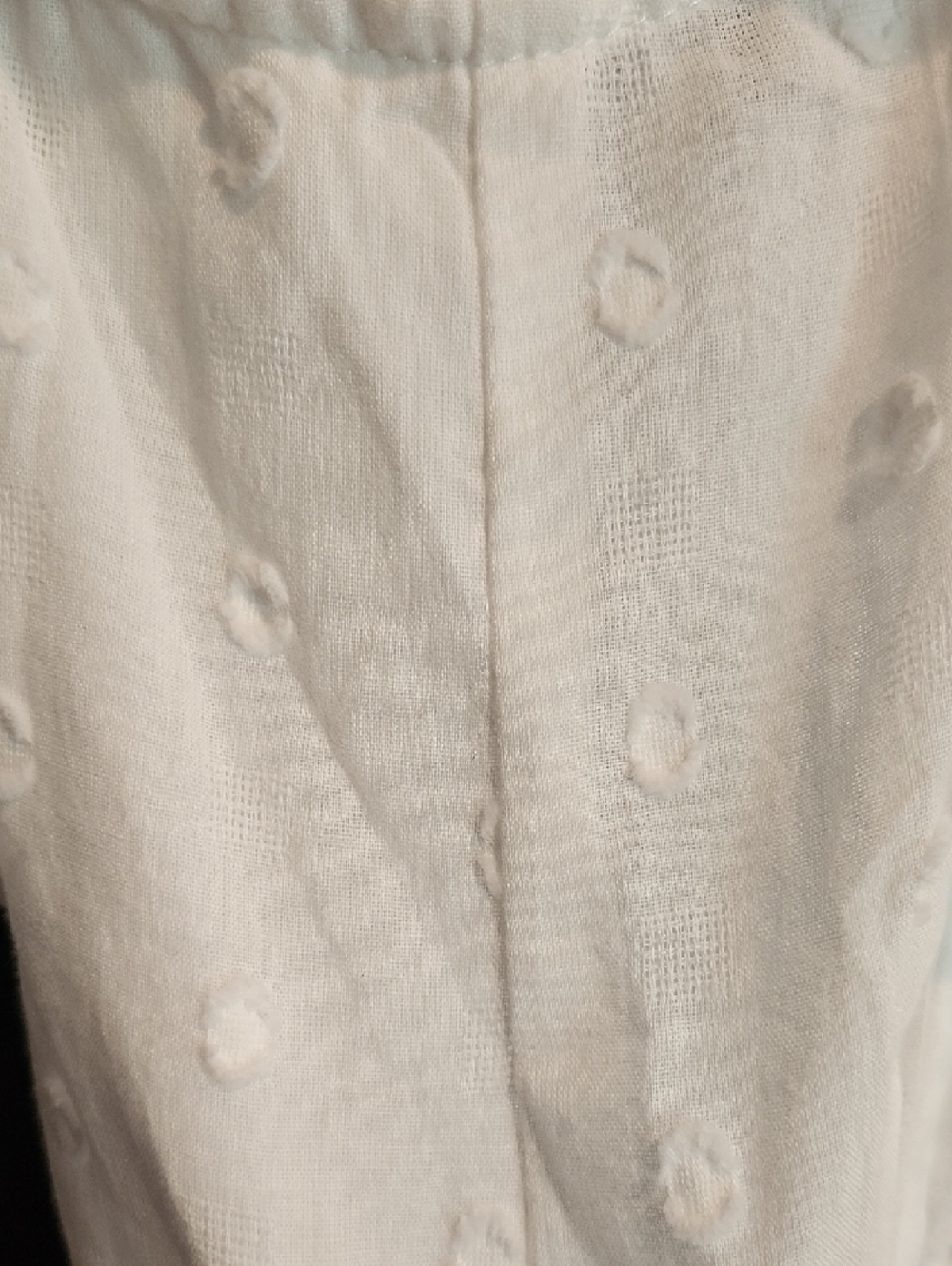 Blue Rain By Francesca's White Eyelet Ruffle V-Neck Romper - Picture 7 of 8